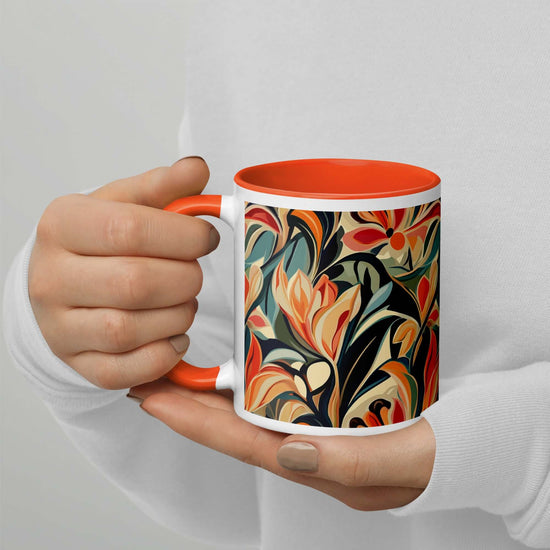 Botanic Nouveau Mug with Stunning Floral Design at Design Dose