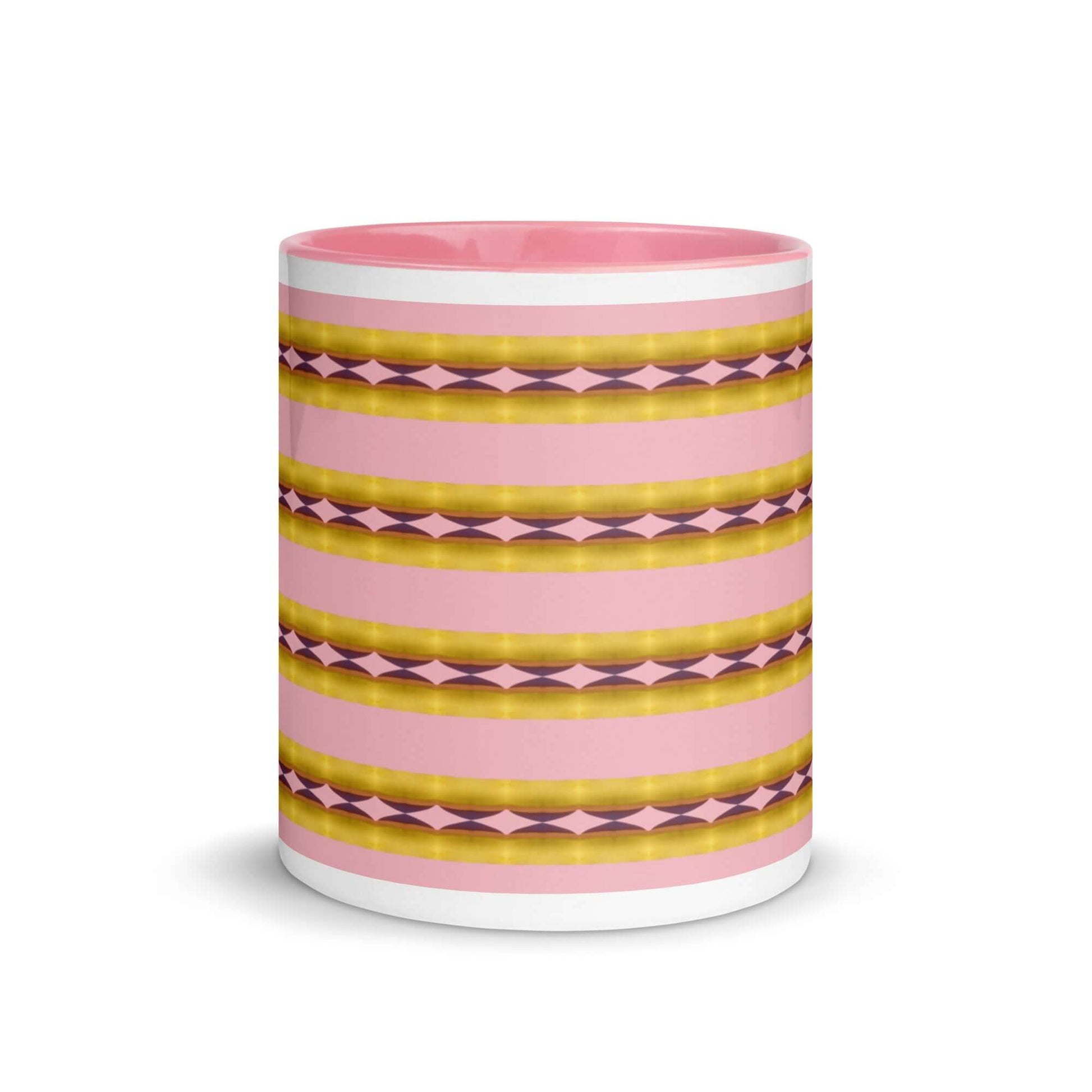 Candy Stripes Mug - Fun Abstract Print, Bright Colors at Design Dose