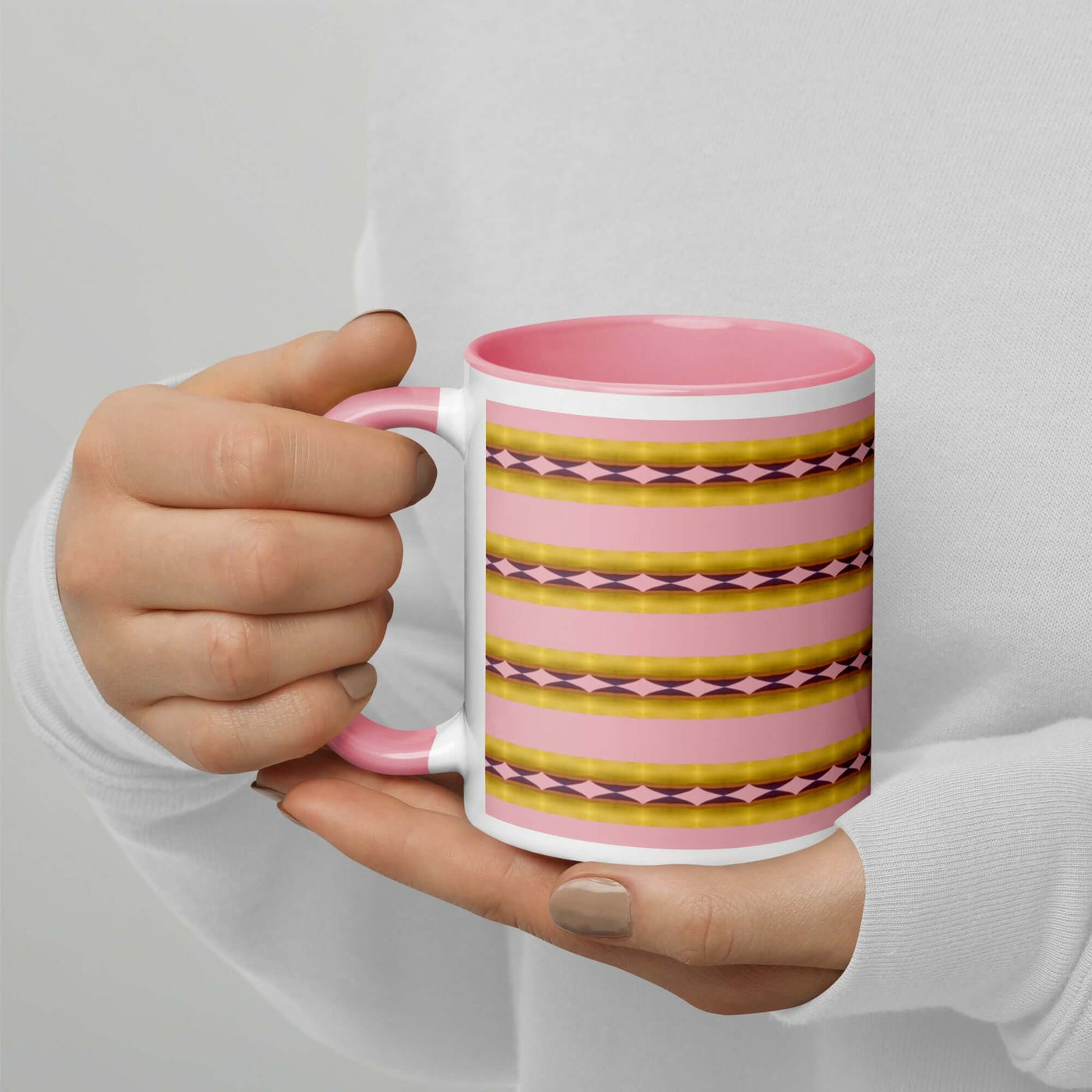 Candy Stripes Mug - Fun Abstract Print, Bright Colors at Design Dose