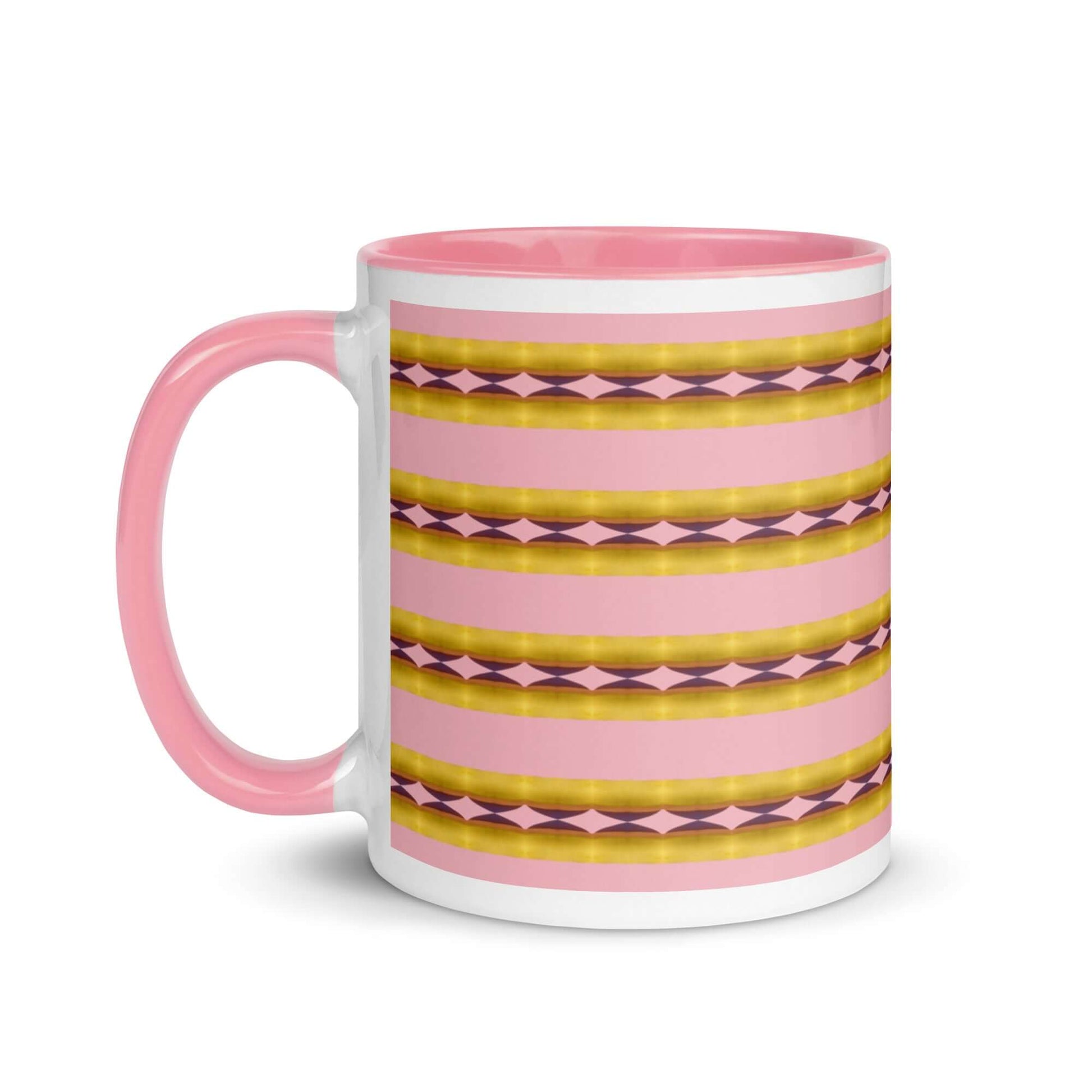 Candy Stripes Mug - Fun Abstract Print, Bright Colors at Design Dose