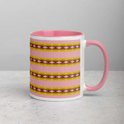 Candy Stripes Mug - Fun Abstract Print, Bright Colors at Design Dose