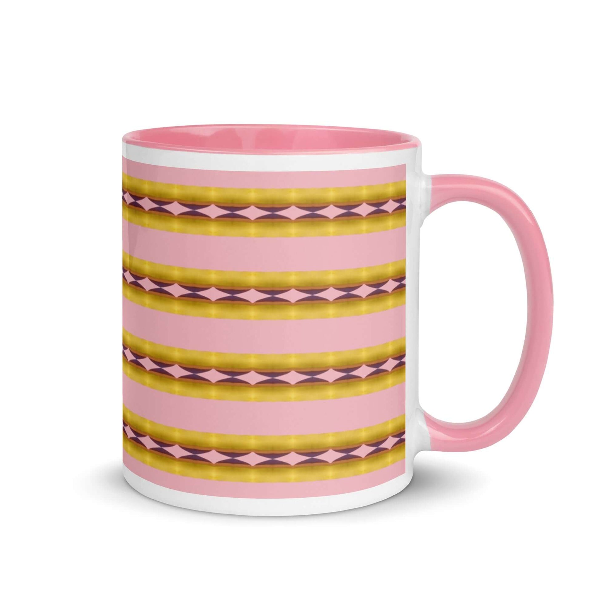 Candy Stripes Mug - Fun Abstract Print, Bright Colors at Design Dose