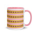 Candy Stripes Mug - Fun Abstract Print, Bright Colors at Design Dose