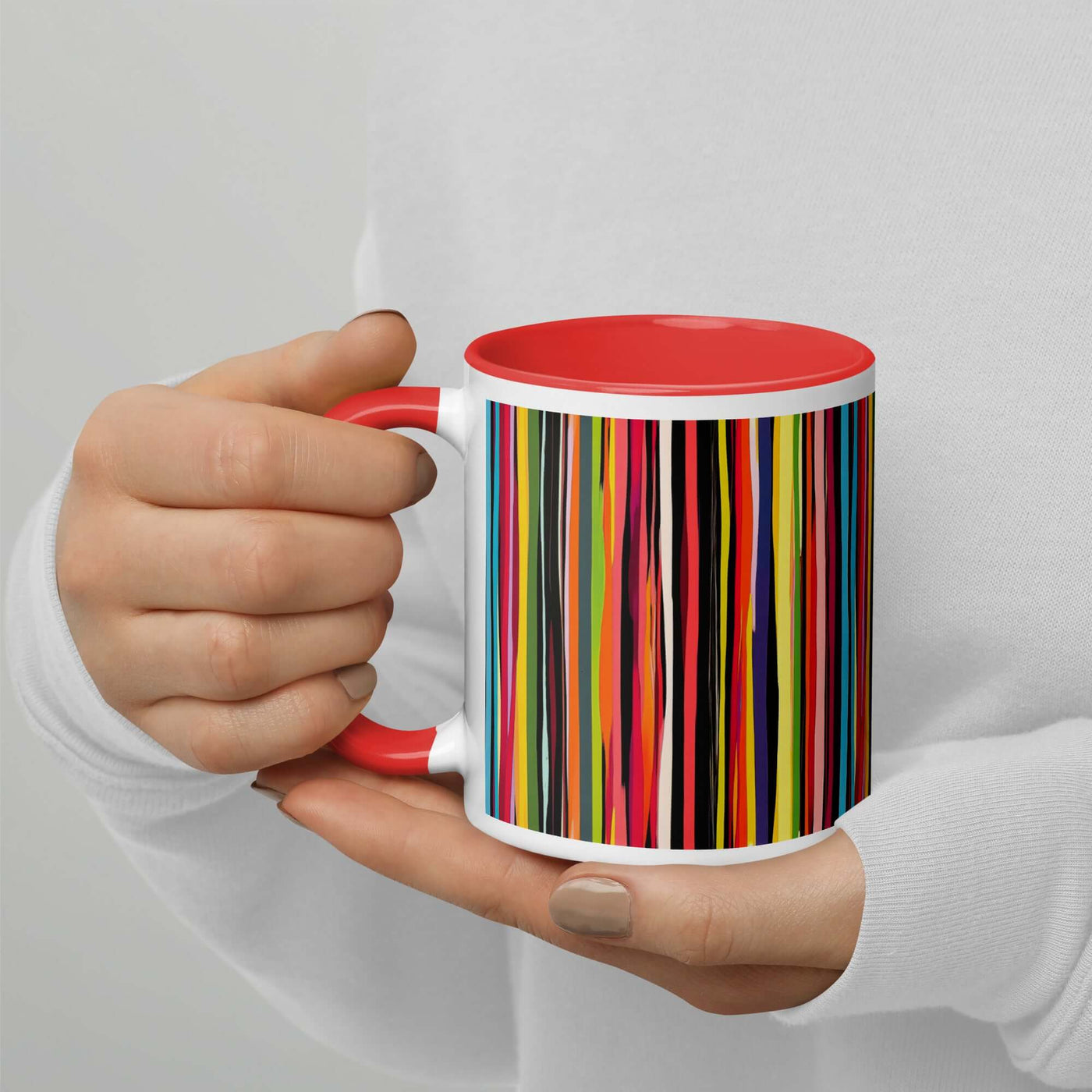 Color Streak Mug - Fun Breakfast Bliss! at Design Dose