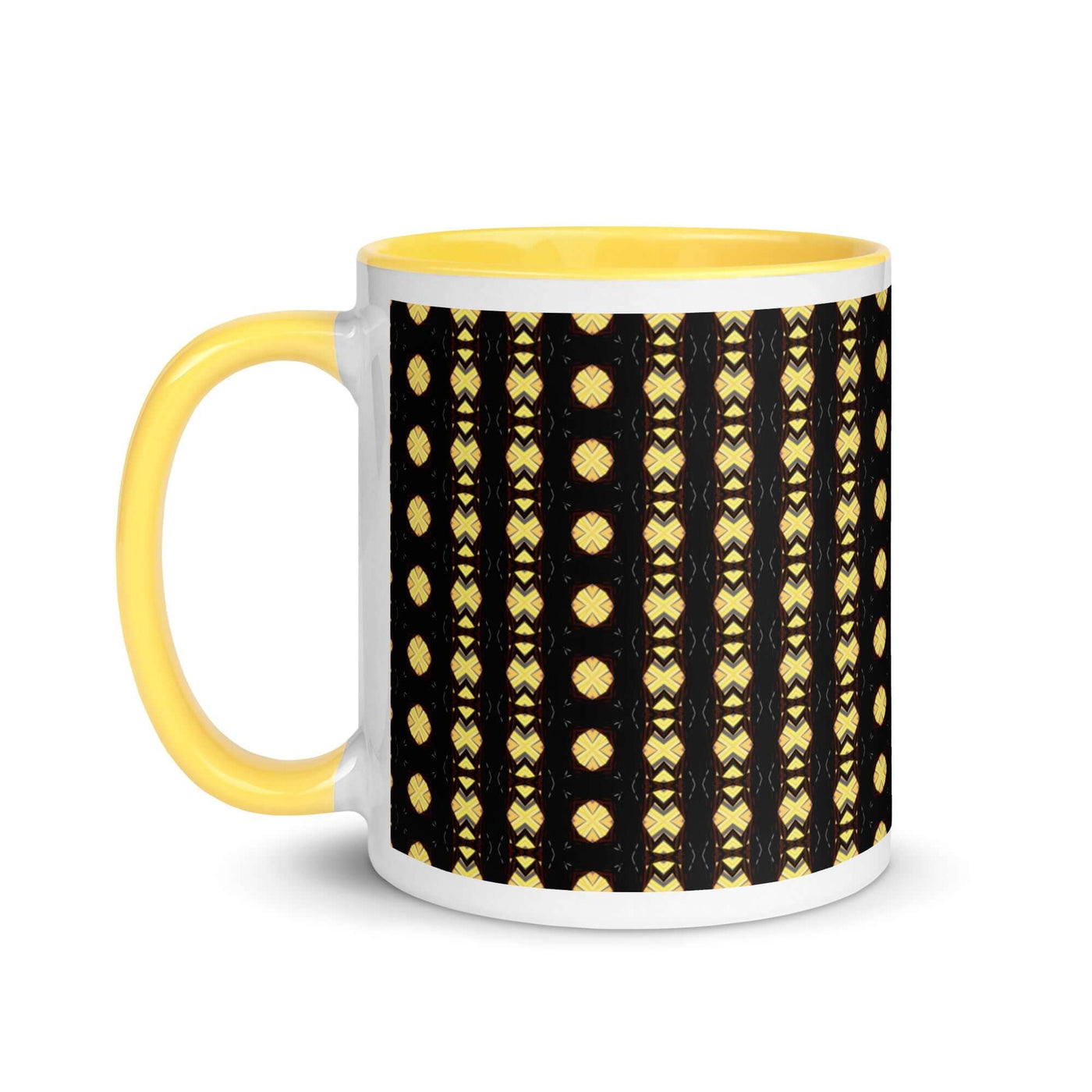 Luxe Patterned Mug with Fun Abstract Print at Design Dose