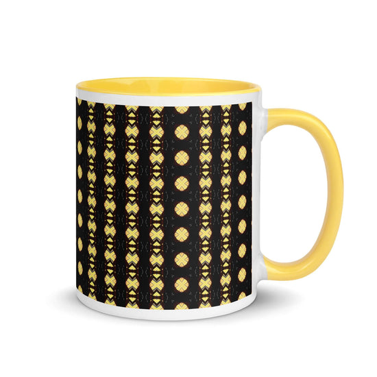 Luxe Patterned Mug with Fun Abstract Print at Design Dose