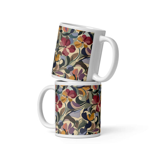 Retro Garden Mug - Perfect Gift with Retro-Inspired Colors at Design Dose