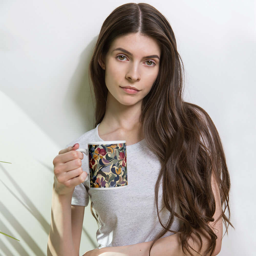 Retro Garden Mug - Perfect Gift with Retro-Inspired Colors at Design Dose